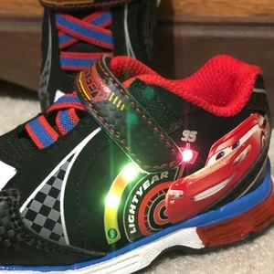 lightning mcqueen light up shoes